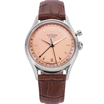 VULCAIN 窩路堅 總統系列 限量手上鍊鬧鈴機械女錶/36mm-100169A66.BAN307