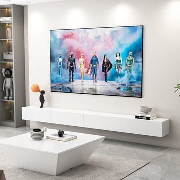 免運 開發票 實木懸空壁掛電視柜客廳家用懸浮小戶型現代簡約儲物懸掛電視機柜 快速出貨