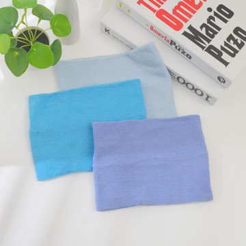 素面短羽毛圍脖-藍色系-顏色隨機出貨