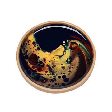 輕奢大漆茶杯墊托小茶盤主人杯墊盤茶托盤茶臺杯墊功夫茶杯墊水杯