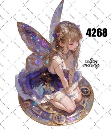 original sticker no.4268 人物貼紙 原創貼紙 原創人物貼紙 裝飾貼紙 cotton melody