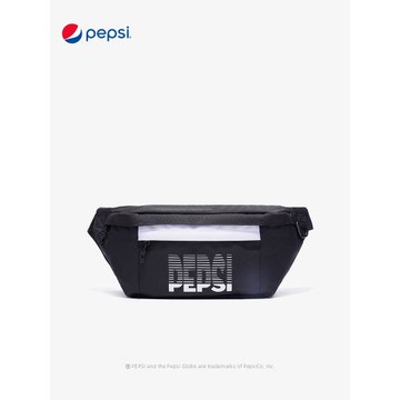 美國潮牌Pepsi百事可樂腰包女2024新款胸包男挎包時尚百搭胸前包