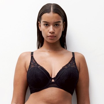 【Chantelle Pulp】Amor_集中托高內衣_B-D罩杯(22YNA_011黑色)