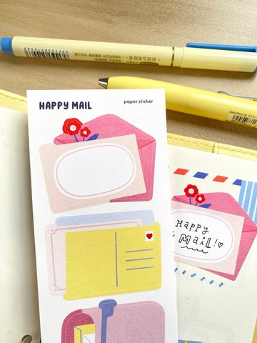 Happy Mail 可書寫紙質貼紙