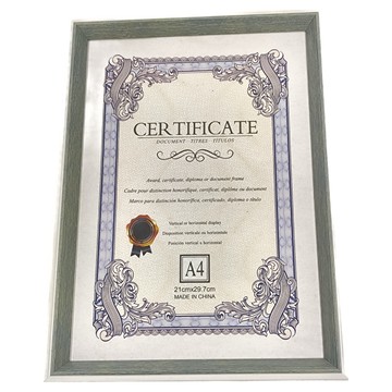 CCHING 青青文具 多用途相框 簡單生活  A4證書獎狀相框  1件
