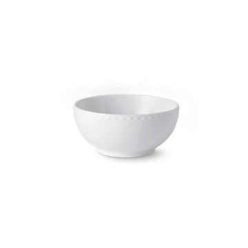 Royal Copenhagen 半花邊白瓷 - 缽15cm(本商品無破損保證)