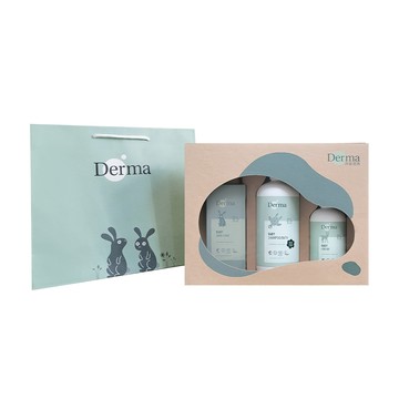 Derma 丹麥 寶寶經典洗護三件禮