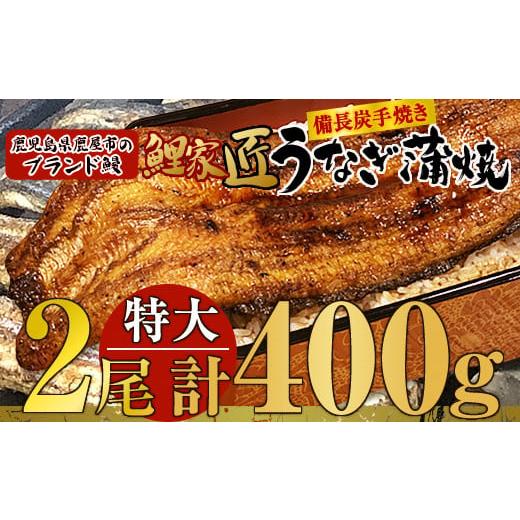 ふるさと納税 鹿児島県 鹿屋市 1747 備長炭手焼　鯉家匠うなぎの蒲焼　２尾(400ｇ)