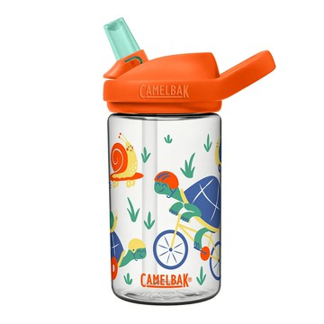 《CamelBak》400ml eddy+ kids兒童吸管運動水瓶RENEW  單車烏龜