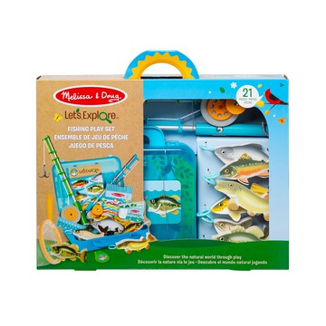 Melissa&Doug 瑪莉莎 遊戲 3歲以上  Let's Expore 天才小釣手  1組