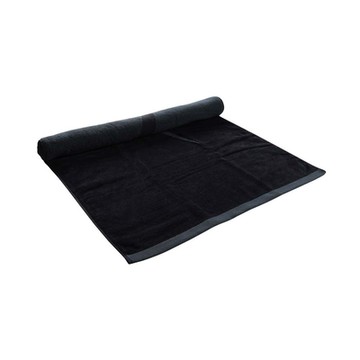 NIKE 運動毛巾-60X120CM 純棉 游泳 戲水 慢跑 N1012434046LG 黑深灰