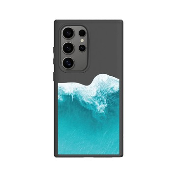 Galaxy S24 Ultra SolidSuit 黑 - Ocean Collection: Let's Sea 海洋系列：一路向海 - 浪來了