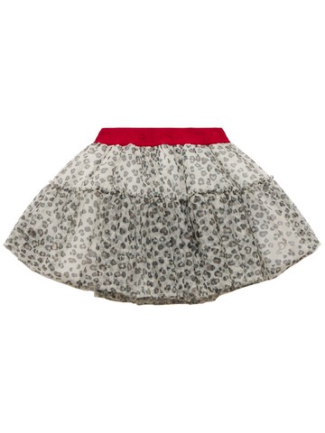Printed Tulle Skirt