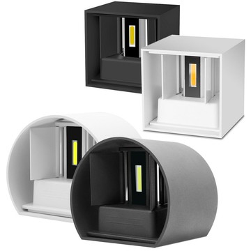 新品上市 戶外led壁燈方形防水樓梯燈墻壁燈客廳臥室壁燈 wall light 幸福驛站