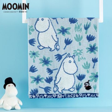 夕才兒美術館 MOOMIN姆明正版 純棉毛巾單面紗布全棉家用高級面巾