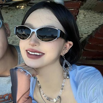 歐美風復古貓眼墨鏡女高級感適合方圓臉海邊防紫外線近視太陽眼鏡