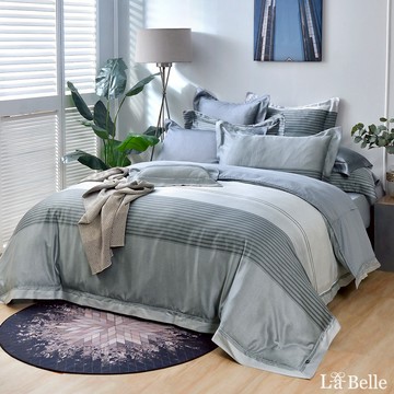 La Belle 天絲四件式防蹣抗菌吸濕排汗兩用被床包組-帕鐸瓦 - 特大240X210CM