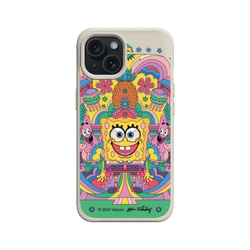 iPhone 15 SolidX 貝殼灰 - 海綿寶寶 SpongeBob - 藝術家系列-RAÚL URIAS