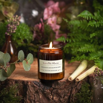 英國 Vanilla Blanc 藥劑師棕罐香氛蠟燭 檸檬草尤加利 170ml