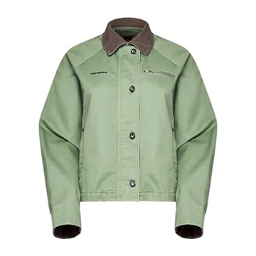 Converse Utility N-Padded 女款 綠色 翻領 外套 10028466-A01