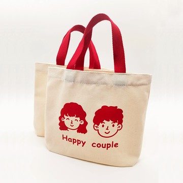 DIY 可塗鴉 購物袋 帆布杯套 小提袋 小杯袋 手提袋 筆袋 收納袋 環保 飲料杯套 婚禮小物 帆布袋【RI3236】