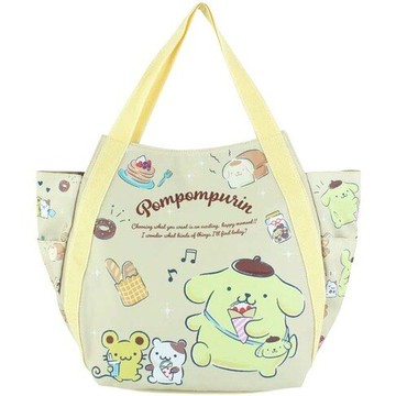 【震撼精品百貨】Pom Pom Purin 布丁狗~日本三麗鷗SANRIO 布丁狗 尼龍手提托特包-甜點*13967