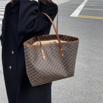 高級感大容量女包小眾百搭通勤托特包女外貿高級感手提托單肩包