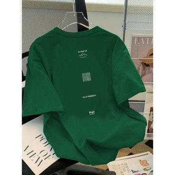 海外訂單尾貨~剪標撤回外貿印花情侶男女美式痞帥潮牌純棉短袖T恤