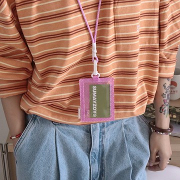 多巴胺證件套 工作證胸牌工牌校園卡飯卡門禁卡保護套  奶油粉