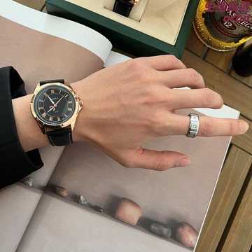 【夜光百搭】男士手錶 石英錶 皮帶表 商務手錶 休閒手錶 學生手錶 羅馬刻度 金色錶盤 簡約時尚 送禮自用皆宜