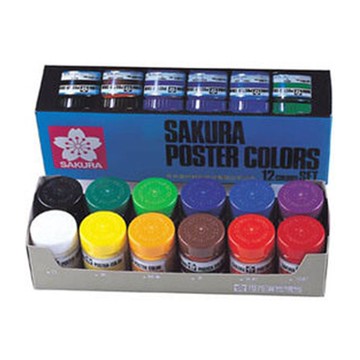 SAKURA 櫻花 30cc廣告顏料PW-ST-12色(日本)