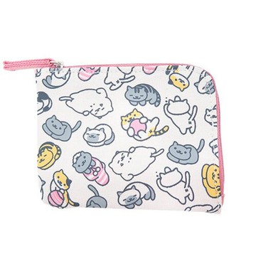 【日本進口正版】貓咪收集 票夾錢包 零錢包 票卡包 票夾 Neko atsume - 427778