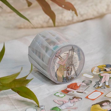 帶電少女 - 5cm 亮面PET膠帶