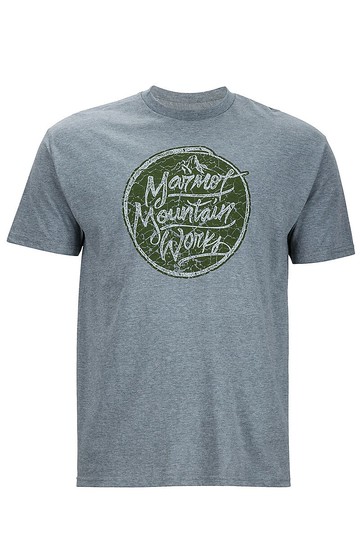 ├登山樂┤美國 Marmot Turf Tee 快乾短袖上衣-Ash Heather # 43180-1507