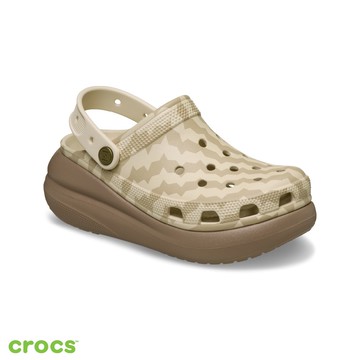 Crocs 卡駱馳 (中性鞋) Crush Easy Chic Clog 克駱格-拿鐵色 211974-2Q9_洞洞鞋