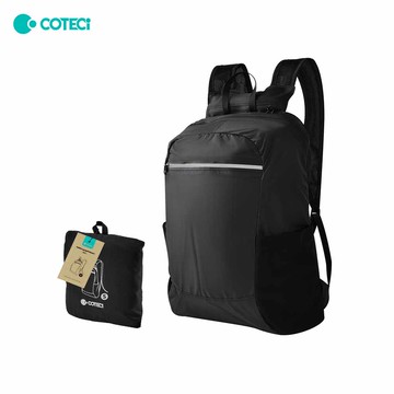 【COTECi】輕巧摺疊連帽雙肩包-S