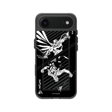 iPhone Air Clear (相機按鈕) 酷墨灰 - Batman 蝙蝠俠 - 小丑與蝙蝠俠撲克牌