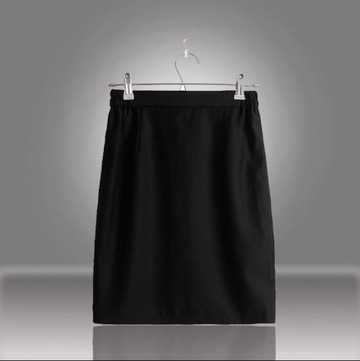 西服套裝裙 職業裝白領藏藍色工裝裙一步裙 雙層西服裙子西服裙