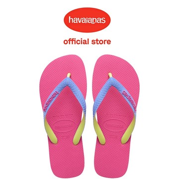 Havaianas 哈瓦仕 拖鞋 夾腳拖 男女鞋 雙色鞋帶 桃 Top Mix 4115549-5784U