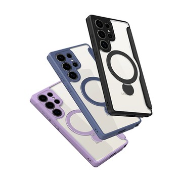 DUX DUCIS SAMSUNG 三星 Galaxy S25系列 SKIN X Pro 磁吸支架皮套 側翻皮套 插卡 可站
