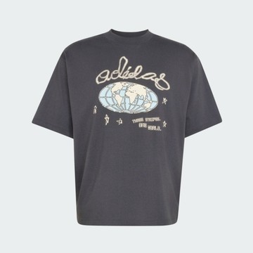 Adidas 愛迪達 Illust Gfx Tee KU9206 男 T恤 運動上衣 休閒短袖 碳黑 亞版 純棉