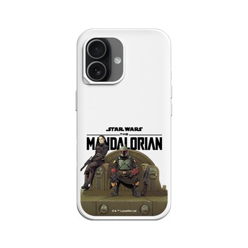 iPhone 17 SolidX 白 - Star Wars - The Mandalorian - 芬尼克 & 波巴·費特