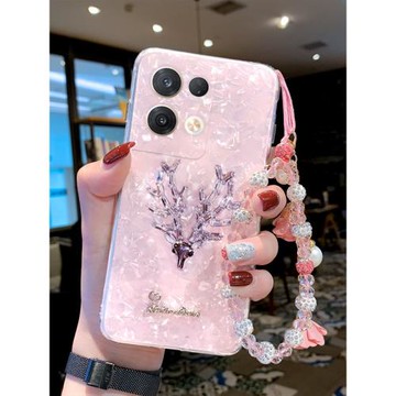 適用于oppoReno8手機殼Reno9女款Reno8pro+潮牌Reno9pro個性創意保護殼全包攝像頭防摔奢華時尚硅膠軟殼