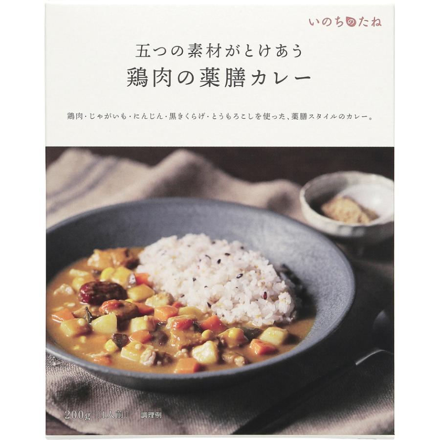 いのちのたね 鶏肉 の 薬膳カレー 1個 薬膳 健康 医食同源 漢方 レトルト カレー スープ 温活 腸活 ギフト プレゼント