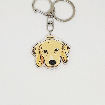 黃金獵犬 自創犬貓多圖樣 雙面 壓克力鑰匙圈 / 吊飾 / 吊牌