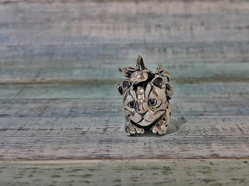 嬉遊石虎 925純銀項鍊 台灣保育類動物 台中吉祥物