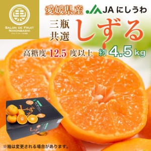 [予約 2023年 11月15日-12月15日の納品]しずる (雫琉)もしくは媛美月 約4.5kg 2L 愛媛県産 JA八協共選