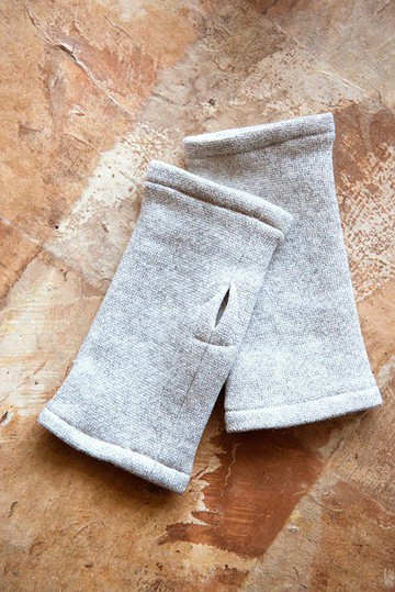 暖手套 Organic Cotton 內刷毛針織布