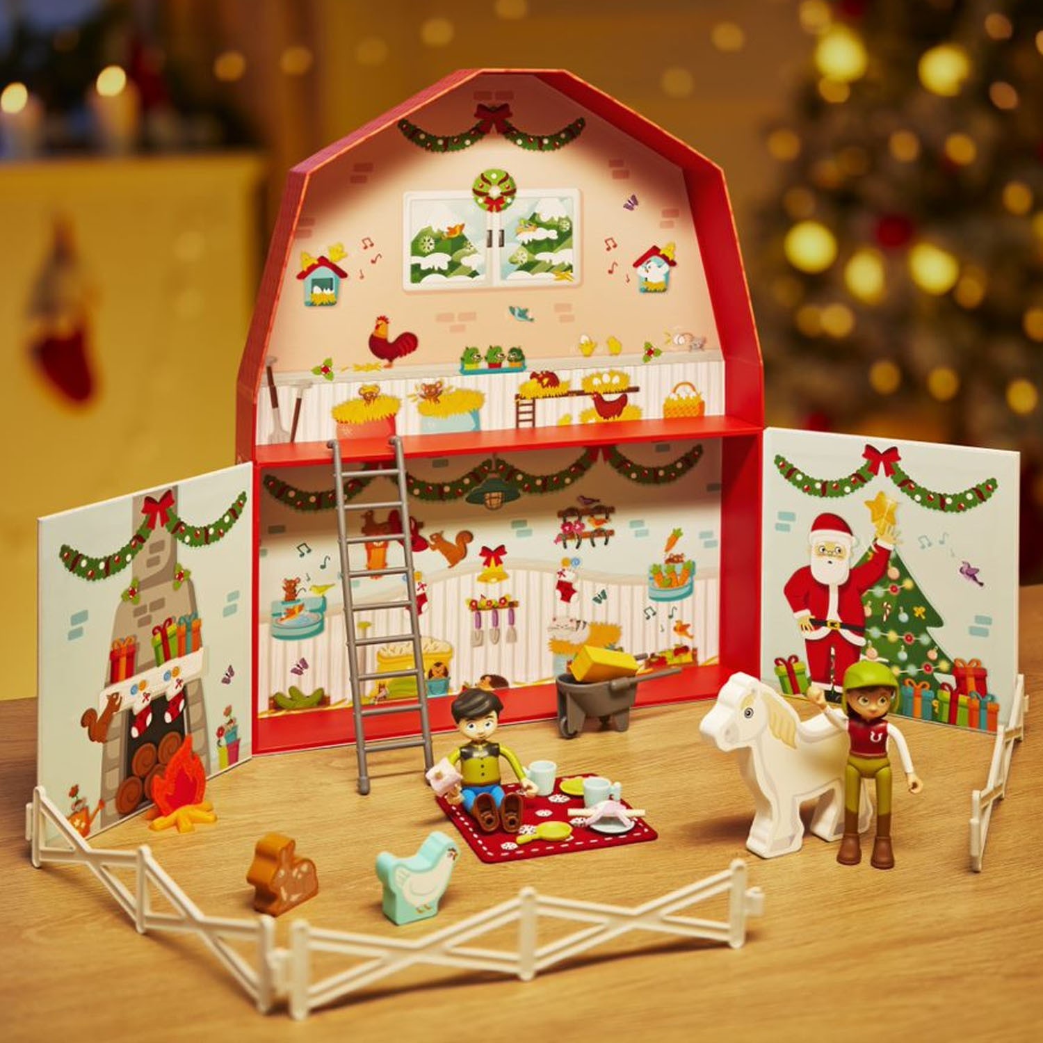 德國 Hape - Christmas Ranch 聖誕倒數月曆-牧場