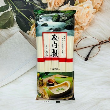 日本 Kanpy 加藤 友白髮 素麵 275g 日本素麵｜全店$299 全家取貨免運｜領券9折｜APP下單最高再賺22%點數⚡季節髮品